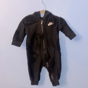 Infant Black Nike zip up